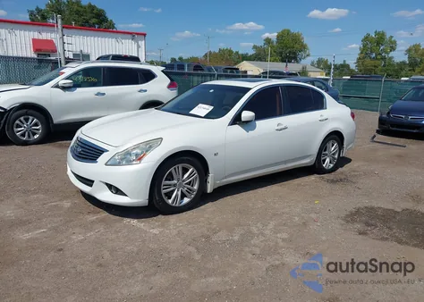 2015 Infiniti Q40 из США, поврежденный, VIN JN1CV6APXFM500619